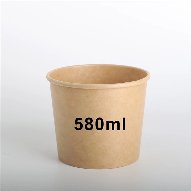 Kraft Paper Ice Cream Containers With Lids